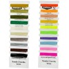 Suede Chenille 1mm Multicard Naturals & Brights Mixed 20 Colors