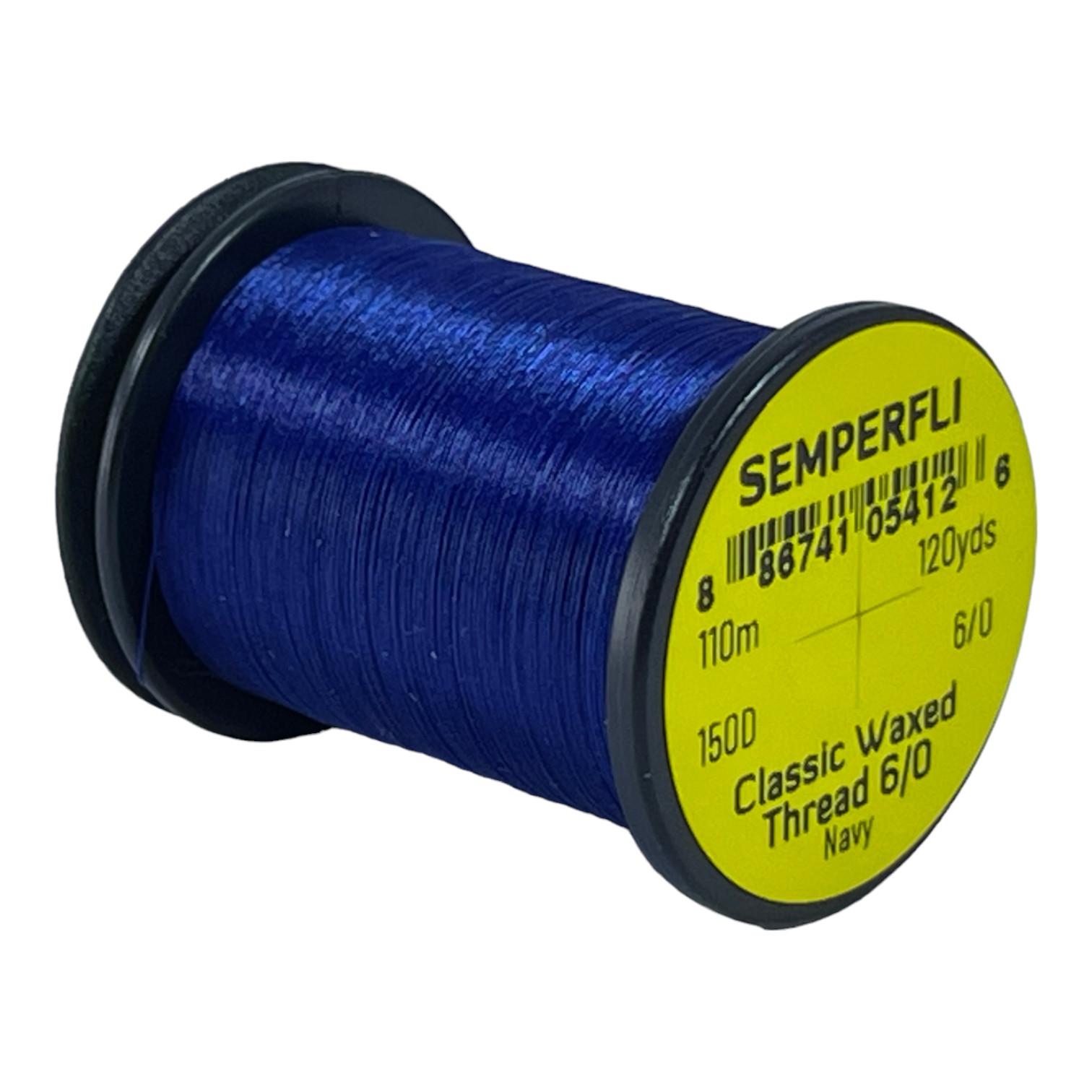 Classic Waxed Thread 6/0 110m (120 Yards) Navy