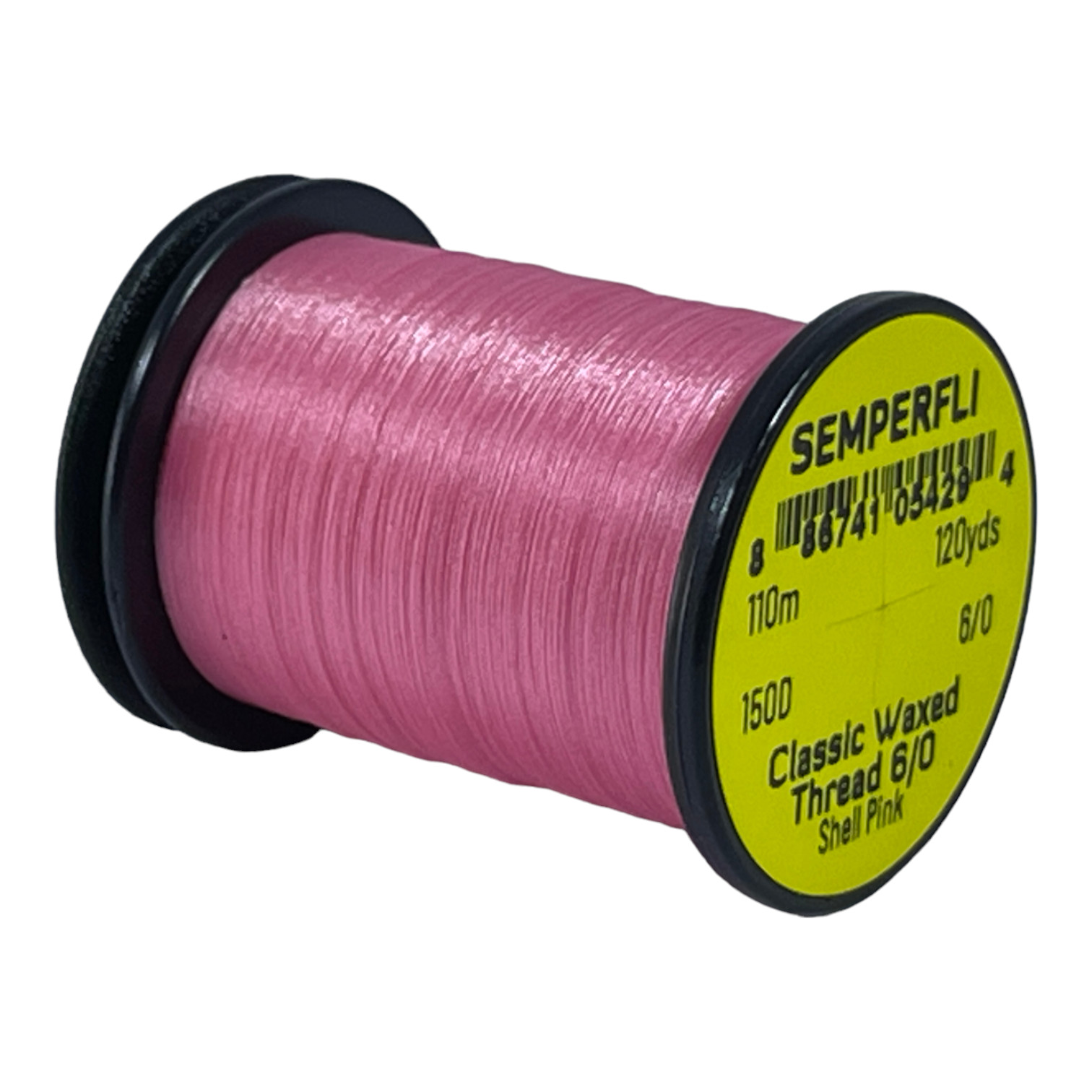 Classic Waxed Thread 6/0 110m (120 Yards) Shell Pink