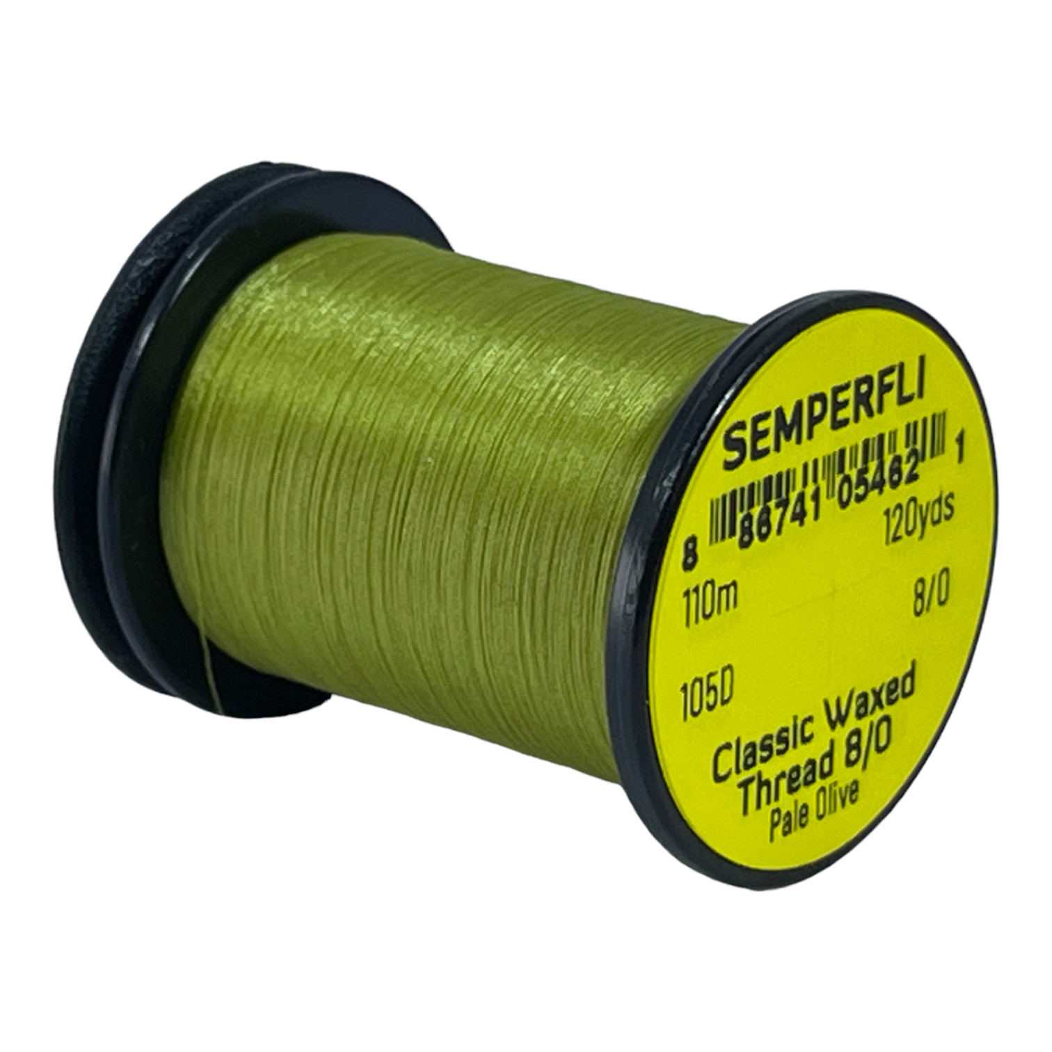 Classic Waxed Thread 8/0 110m (120 Yards) Pale Olive