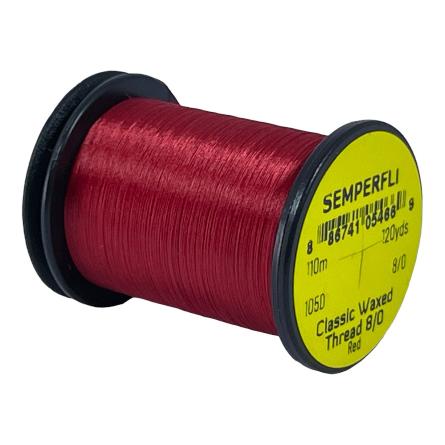 Classic Waxed Thread 8/0 110m (120 Yards) Red