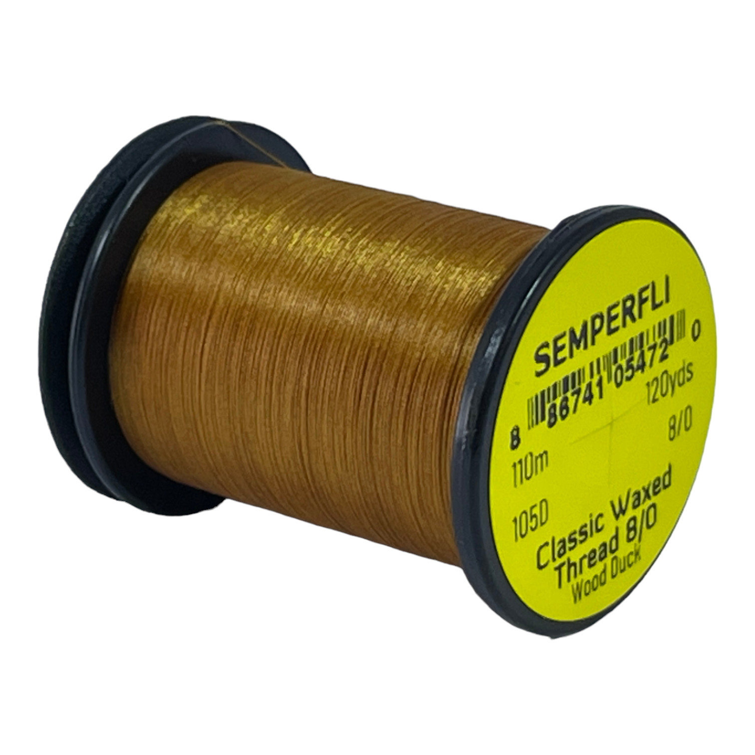 Classic Waxed Thread 8/0 110m (120 Yards) Wood Duck