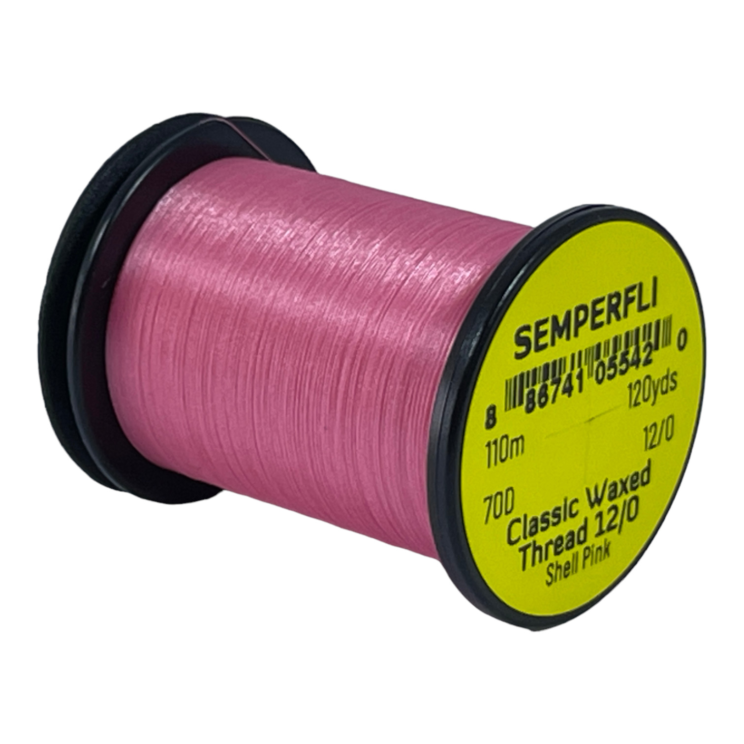 Classic Waxed Thread 12/0 110m (120 Yards) Shell Pink